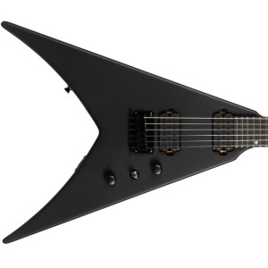 Spira Guitars V-400 MBK Roasted Maple HH - Satin Black